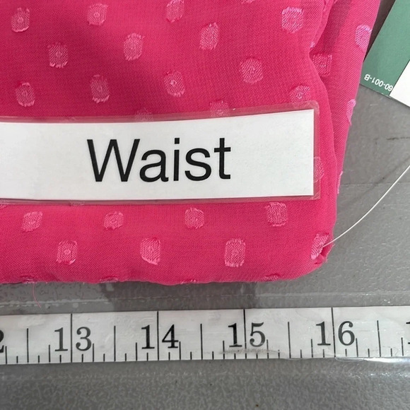 B. Smart Dress NWT Sleeveless Ruffles Knee Length Pink Junior 13 - Picture 15 of 16